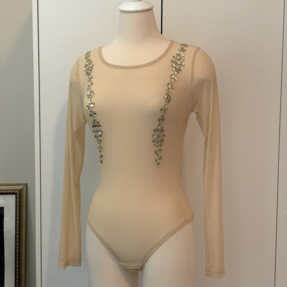 Missguided Bedazzled Bodysuit